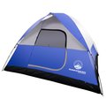 Wakeman 6 Person Camping Tent - Water-Resistant Family Tent with Removable Rain Fly by OutdoorBlue 75-CMP1018